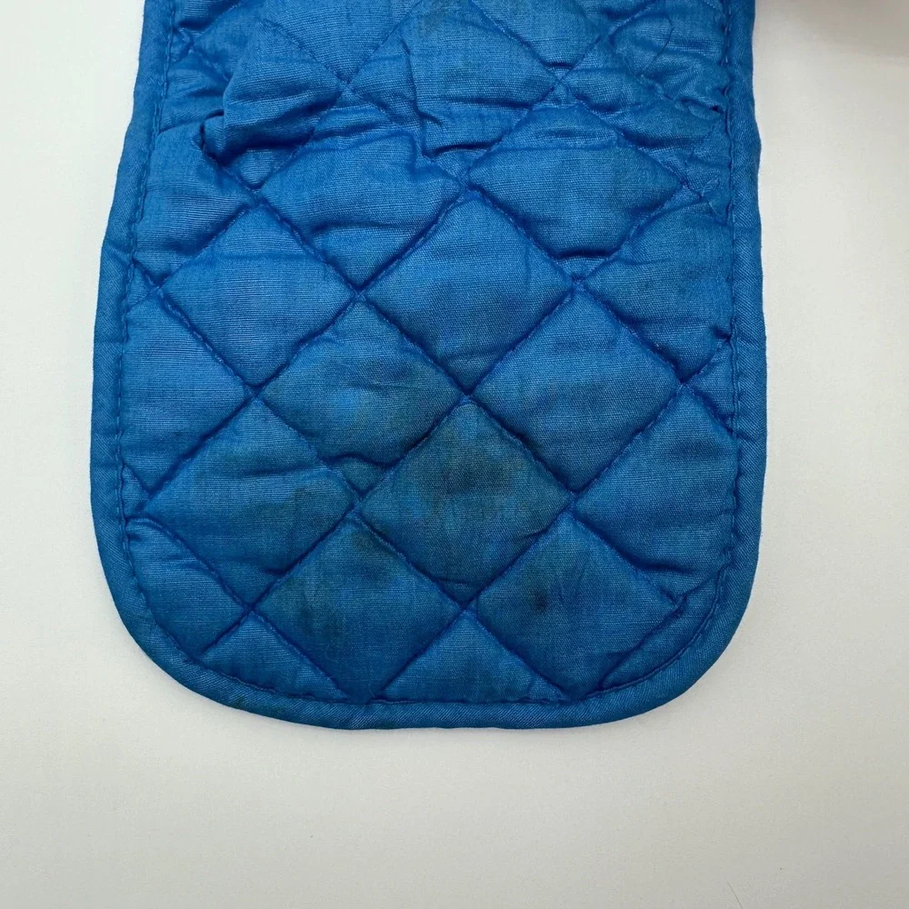 Vintage 1982 ET The Extra Terrestrial Oven Mitt Blue Quilted Movie Memorabilia